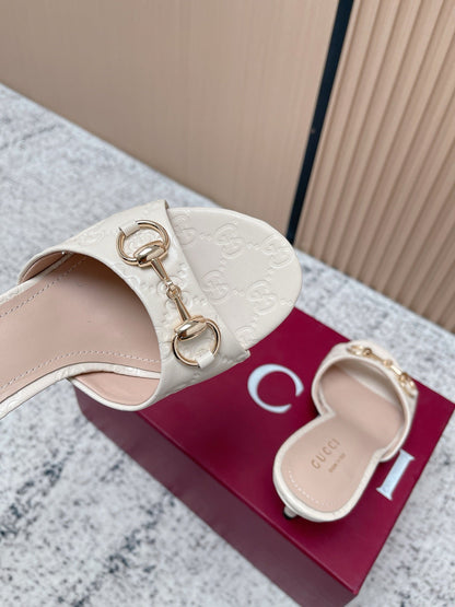 26S HIGH-HEEL SANDALS 85 MM IN CREAM WHITE CALFSKIN mysite