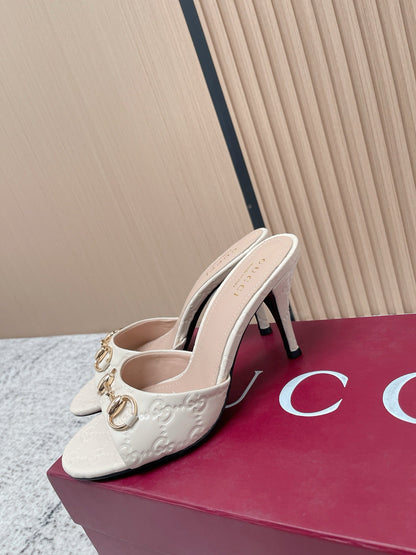 26S HIGH-HEEL SANDALS 85 MM IN CREAM WHITE CALFSKIN mysite