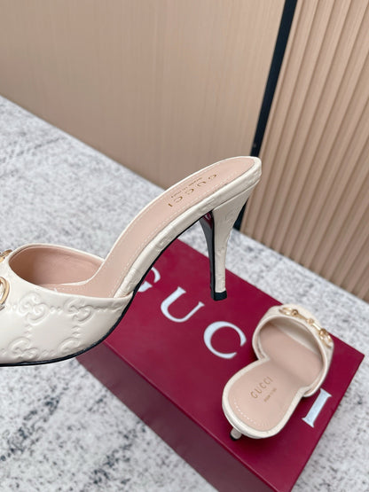 26S HIGH-HEEL SANDALS 85 MM IN CREAM WHITE CALFSKIN mysite