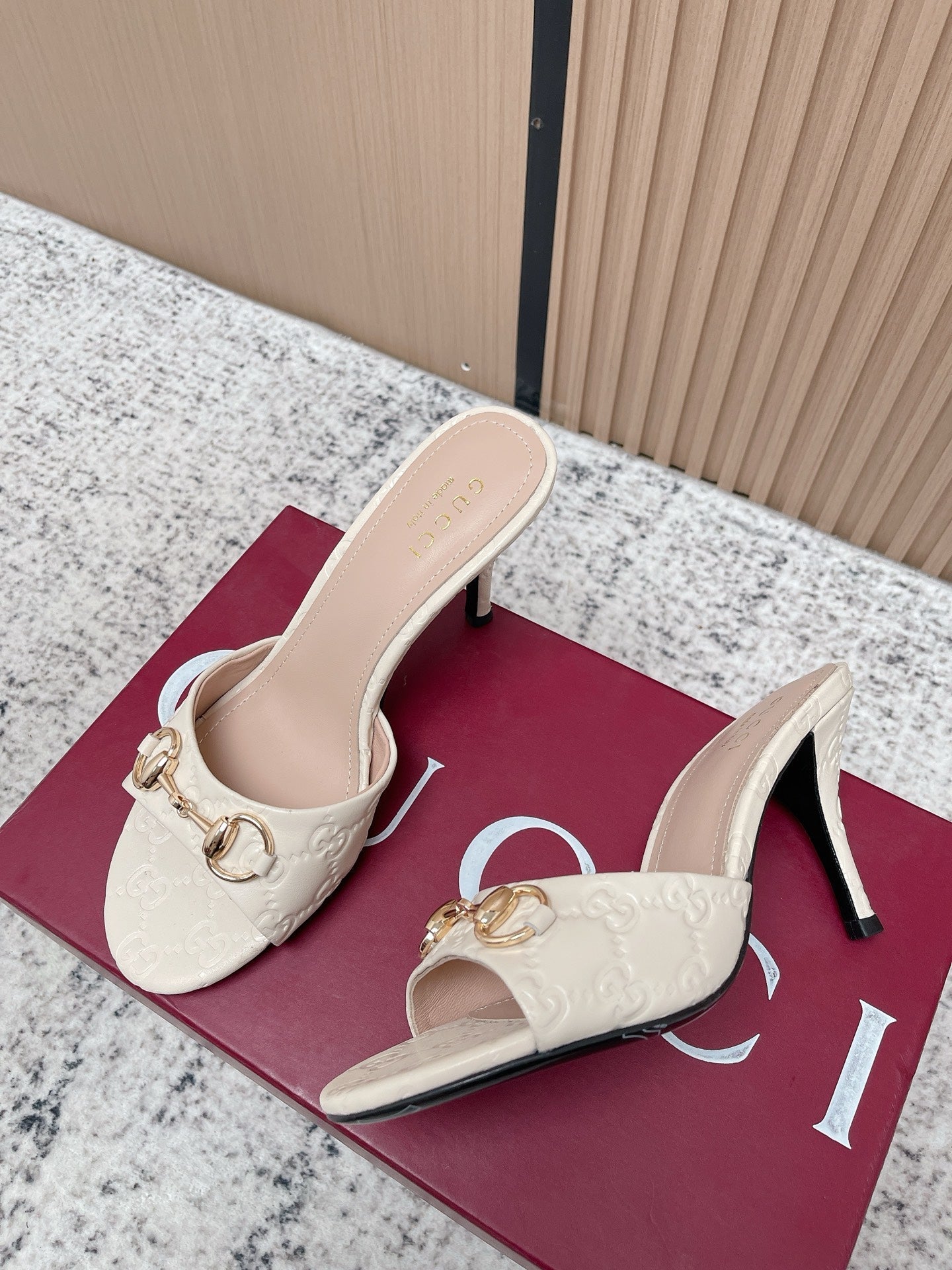 26S HIGH-HEEL SANDALS 85 MM IN CREAM WHITE CALFSKIN mysite