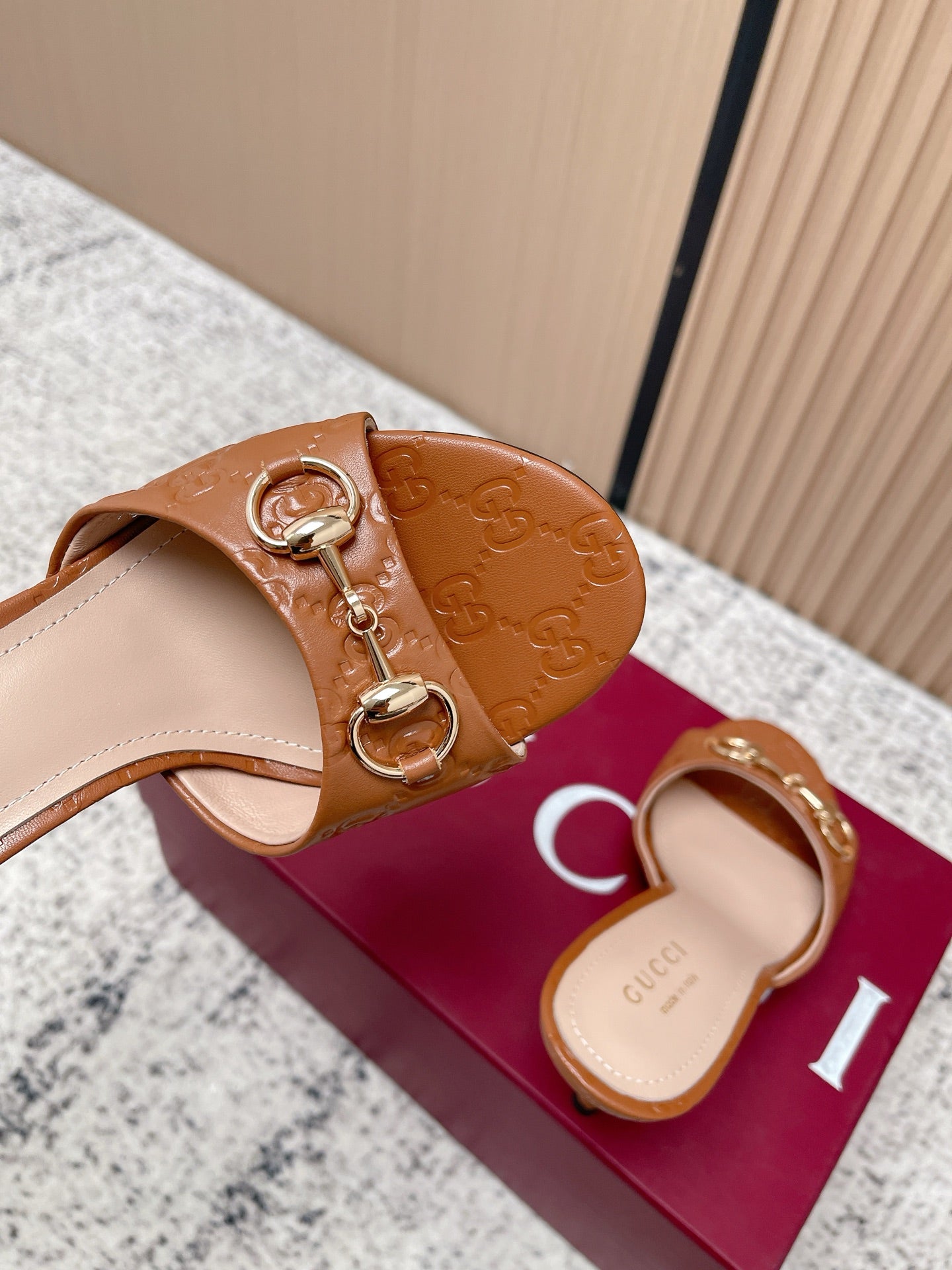 26S HIGH-HEEL SANDALS 85 MM IN LIGHT BROWN CALFSKIN mysite
