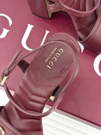 26S HIGH-HEELED SANDALS 120 MM IN DARK RED CALFSKIN mysite