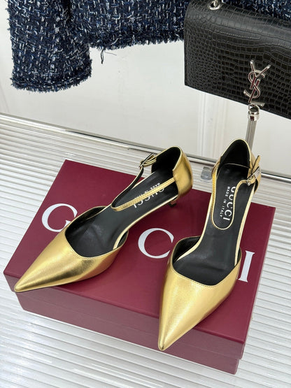26S HIGH HEELS 55 MM IN GOLD LAMBSKIN mysite