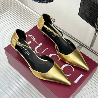 26S HIGH HEELS 55 MM IN GOLD LAMBSKIN mysite