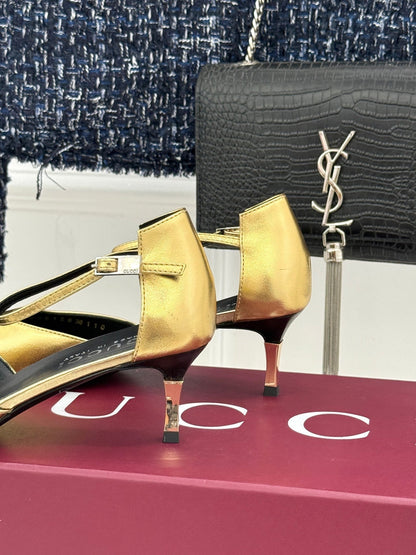 26S HIGH HEELS 55 MM IN GOLD LAMBSKIN mysite