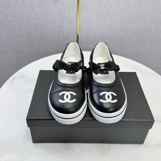 CHANEL 26S MARY JANE SNEAKERS IN BLACK CALFSKIN mysite