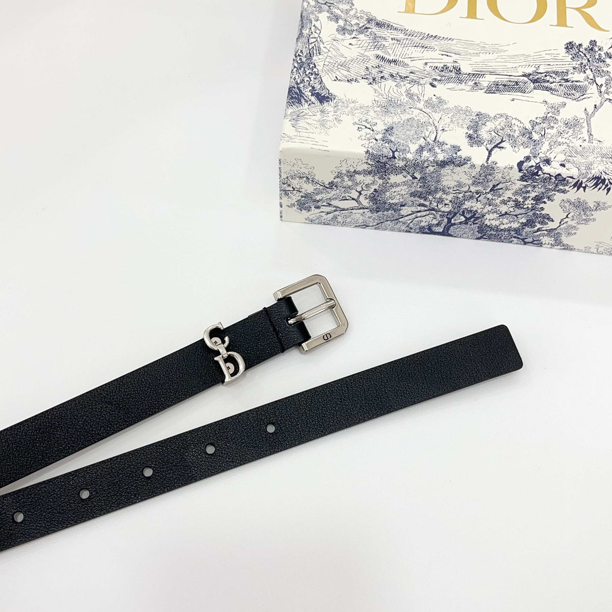 DIOR 25S BELT 20 MM IN BLACK CALFSKIN 570111 mysite