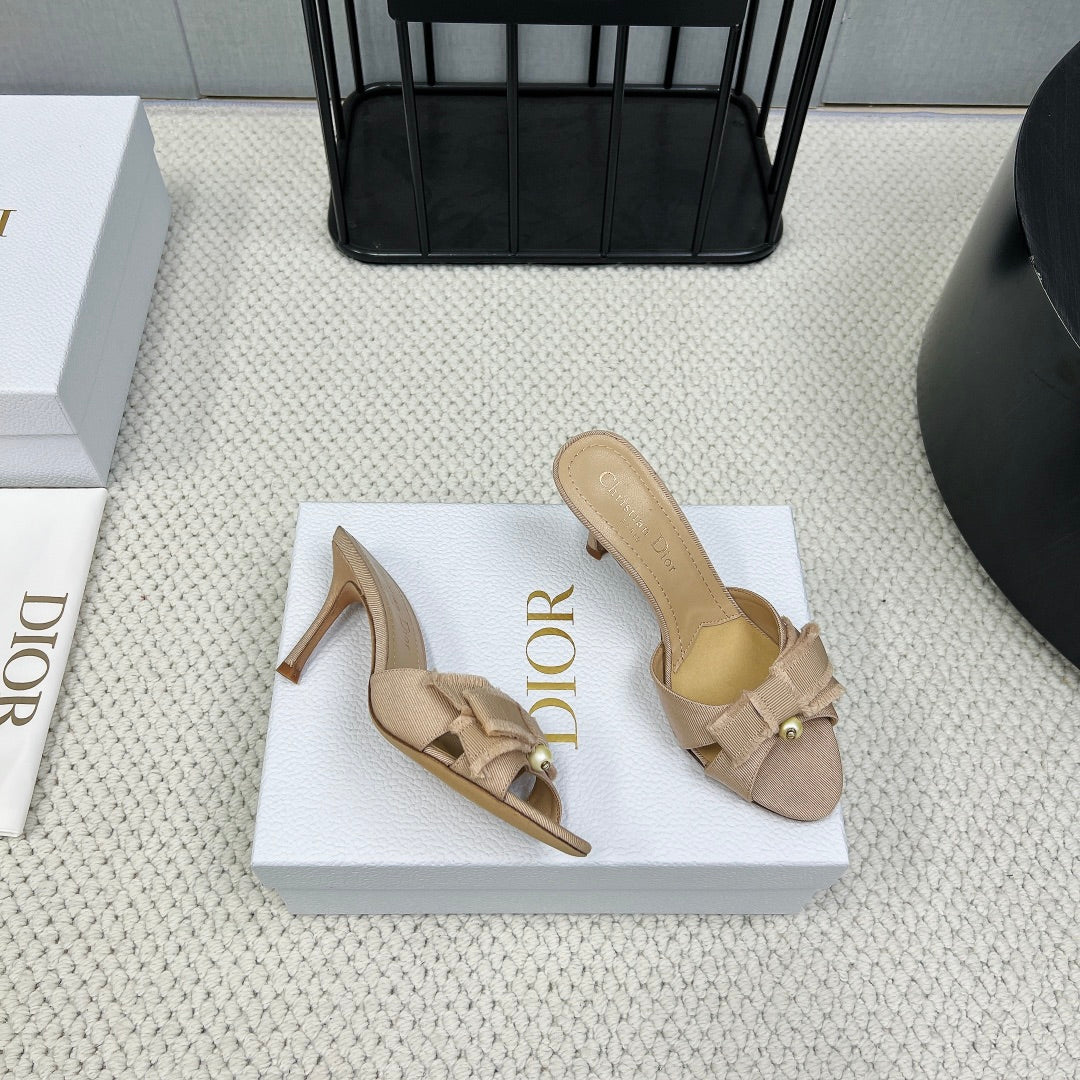 HIGH ADIORABLE MULE IN BISQUE BEIGE FABRIC mysite