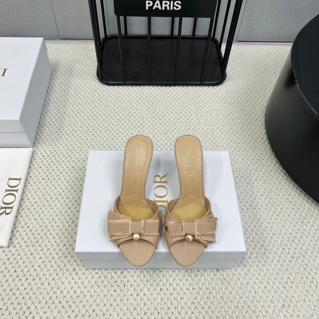 HIGH ADIORABLE MULE IN BISQUE BEIGE FABRIC mysite