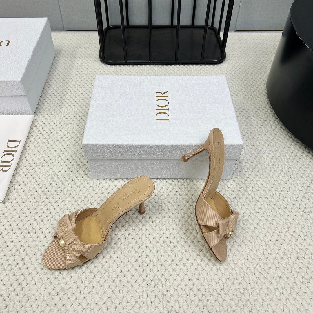 HIGH ADIORABLE MULE IN BISQUE BEIGE FABRIC mysite