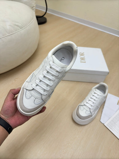 STAR PLATFORM SNEAKER IN WHITE CALFSKIN AND SUEDE mysite