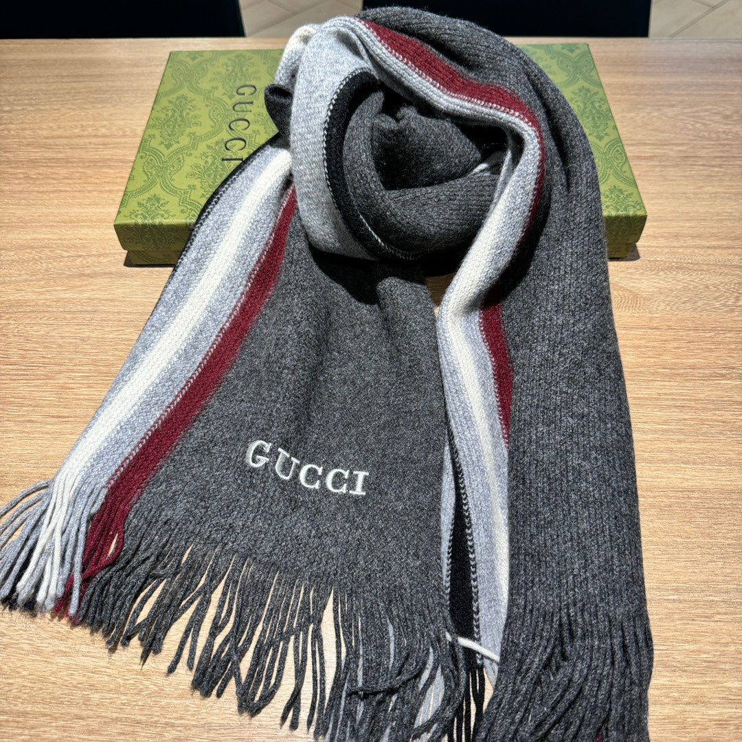 SCARF 180 CM COLORFUL KNIT WOOL 401255 mysite