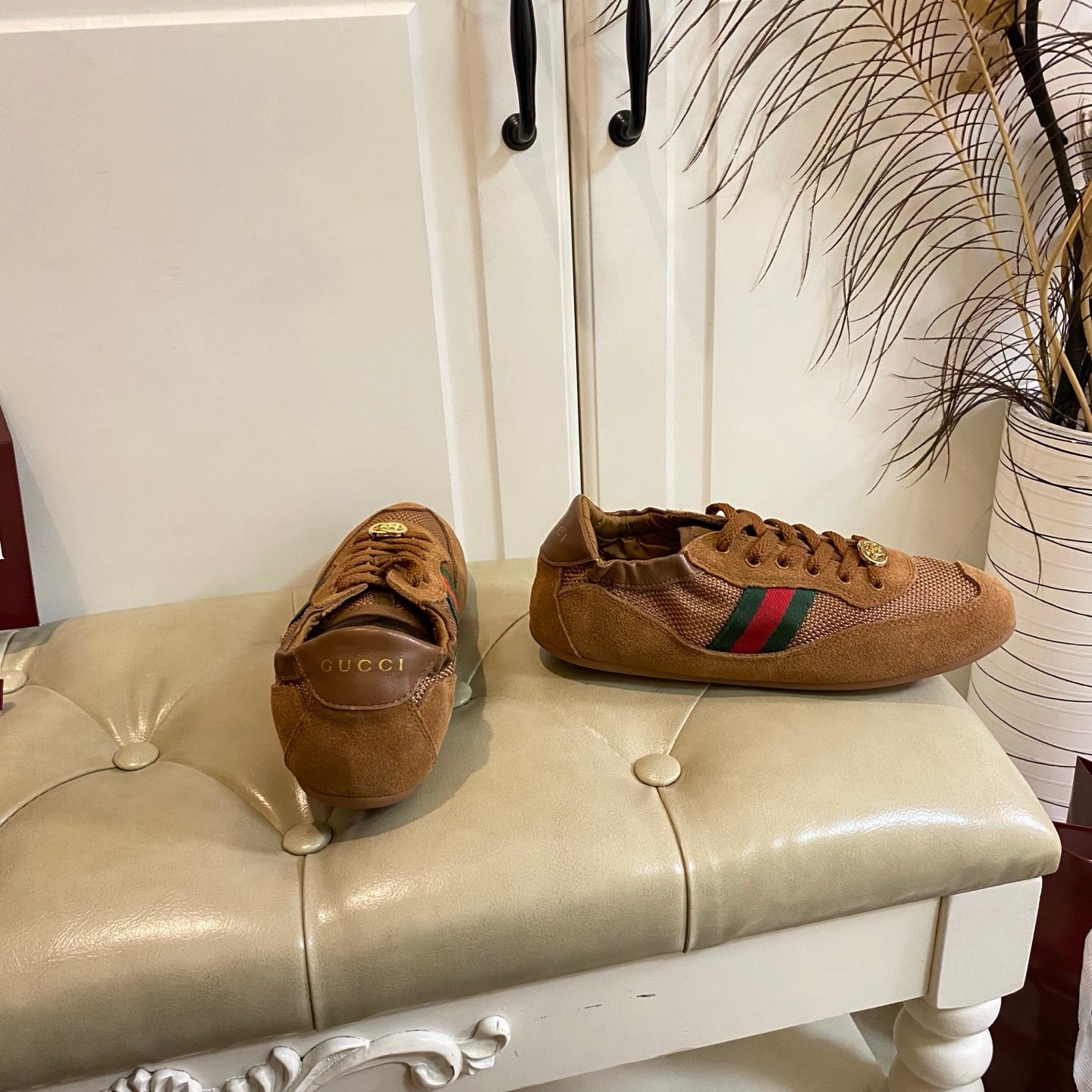 26S SNEAKER IN BROWN SUEDE AND MESH FABRIC mysite