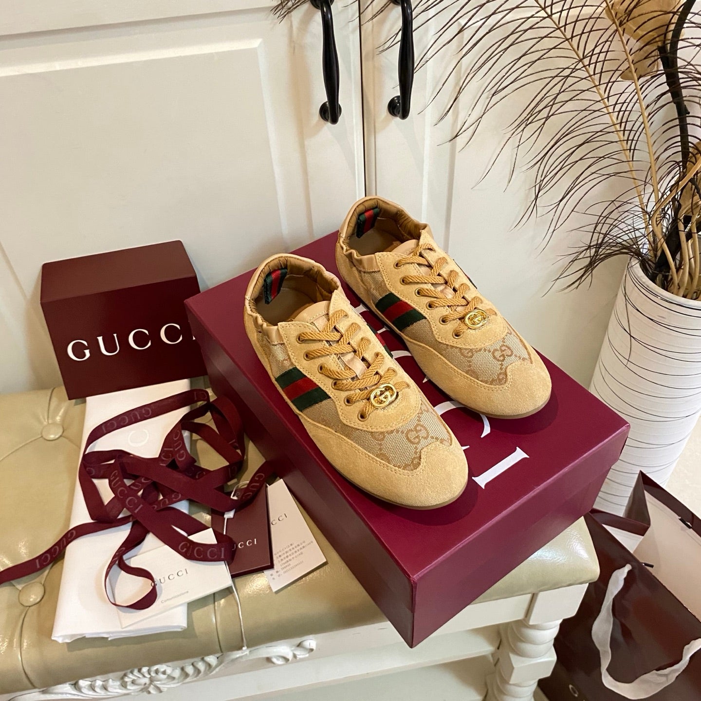 26S SNEAKER IN LIGHT BROWN SUEDE AND MESH FABRIC mysite