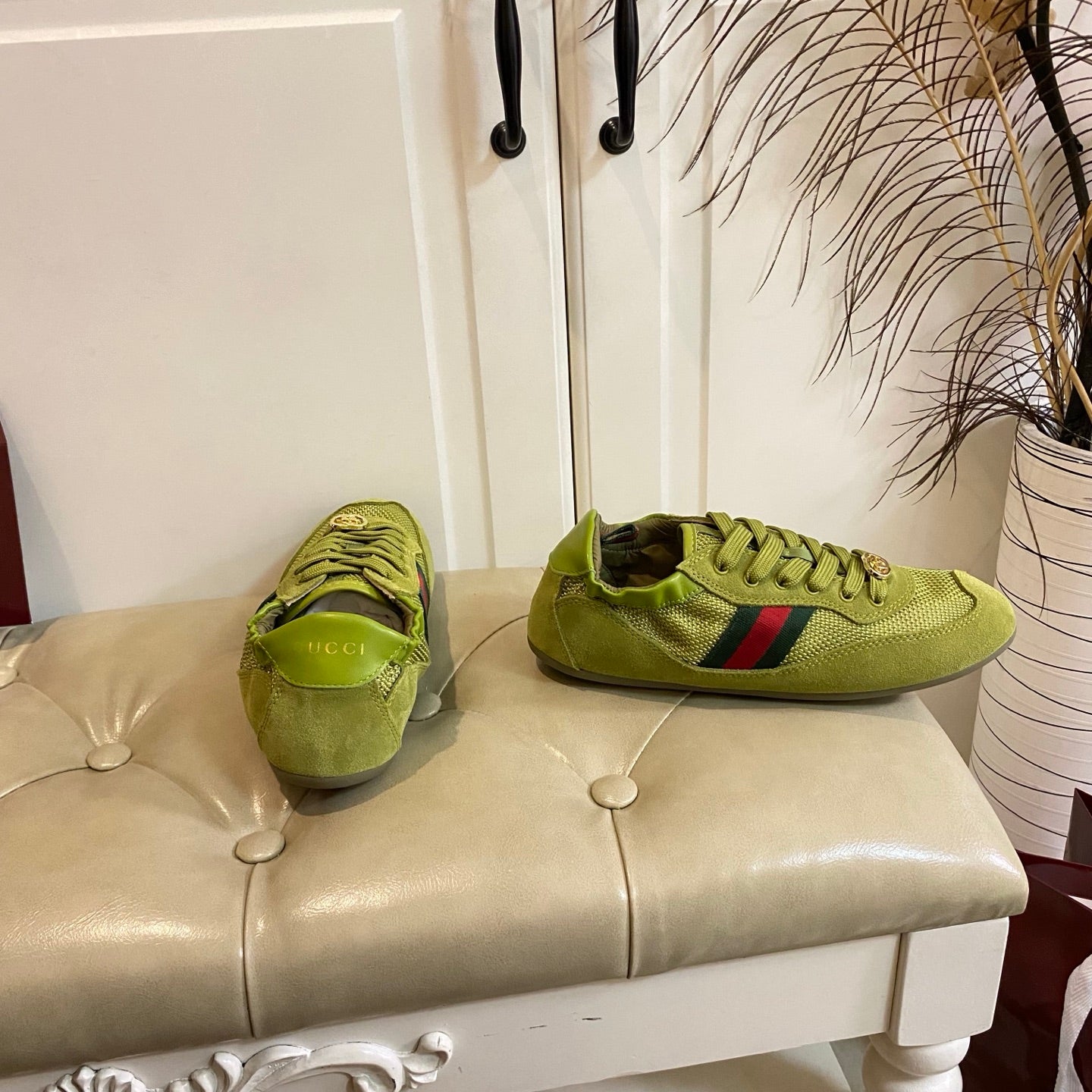 26S SNEAKER IN GREEN SUEDE AND MESH FABRIC mysite