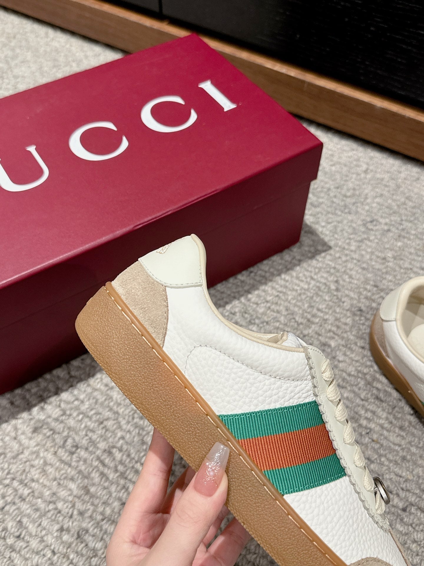 GG & ADIDAS SNEAKER WHITE CALFSKIN mysite
