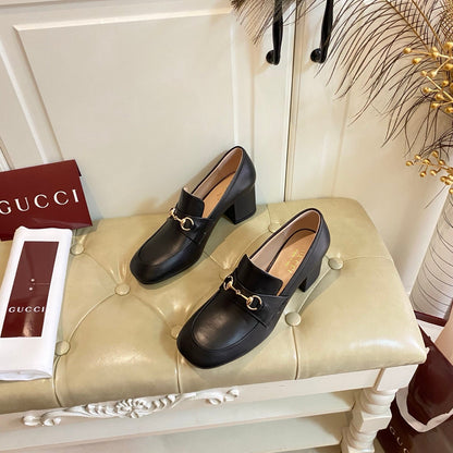 GUCCI 26S HORSEBIT LOAFERS 55 MM IN BLACK SMOOTH CALFSKIN mysite