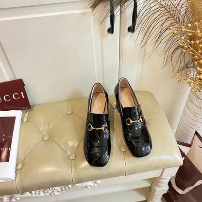 26S HORSEBIT LOAFERS 55 MM IN BLACK GLOSSY CALFSKIN mysite