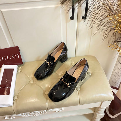 26S HORSEBIT LOAFERS 55 MM IN BLACK GLOSSY CALFSKIN mysite