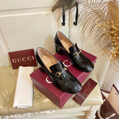 26S HORSEBIT LOAFERS 55 MM IN BLACK GLOSSY CALFSKIN mysite