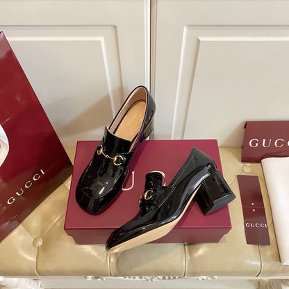 26S HORSEBIT LOAFERS 55 MM IN BLACK GLOSSY CALFSKIN mysite