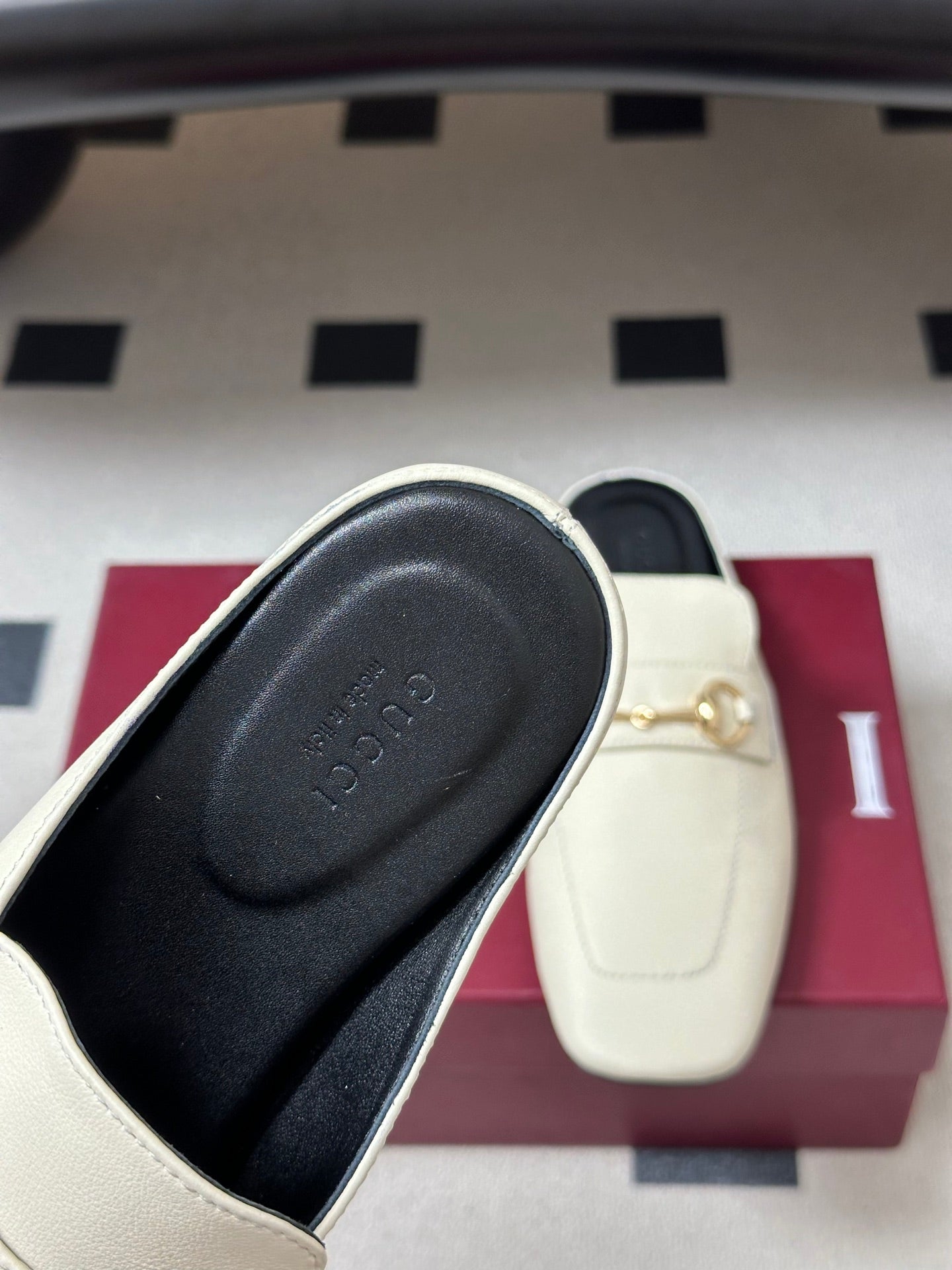 26S HORSEBIT LOAFER MULES IN WHITE CALFSKIN mysite