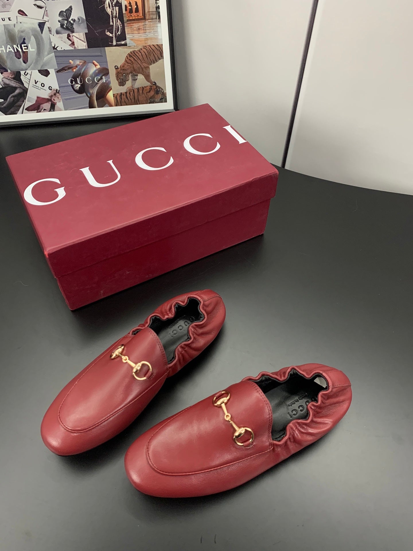 26S LOAFERS IN RED CALFSKIN mysite