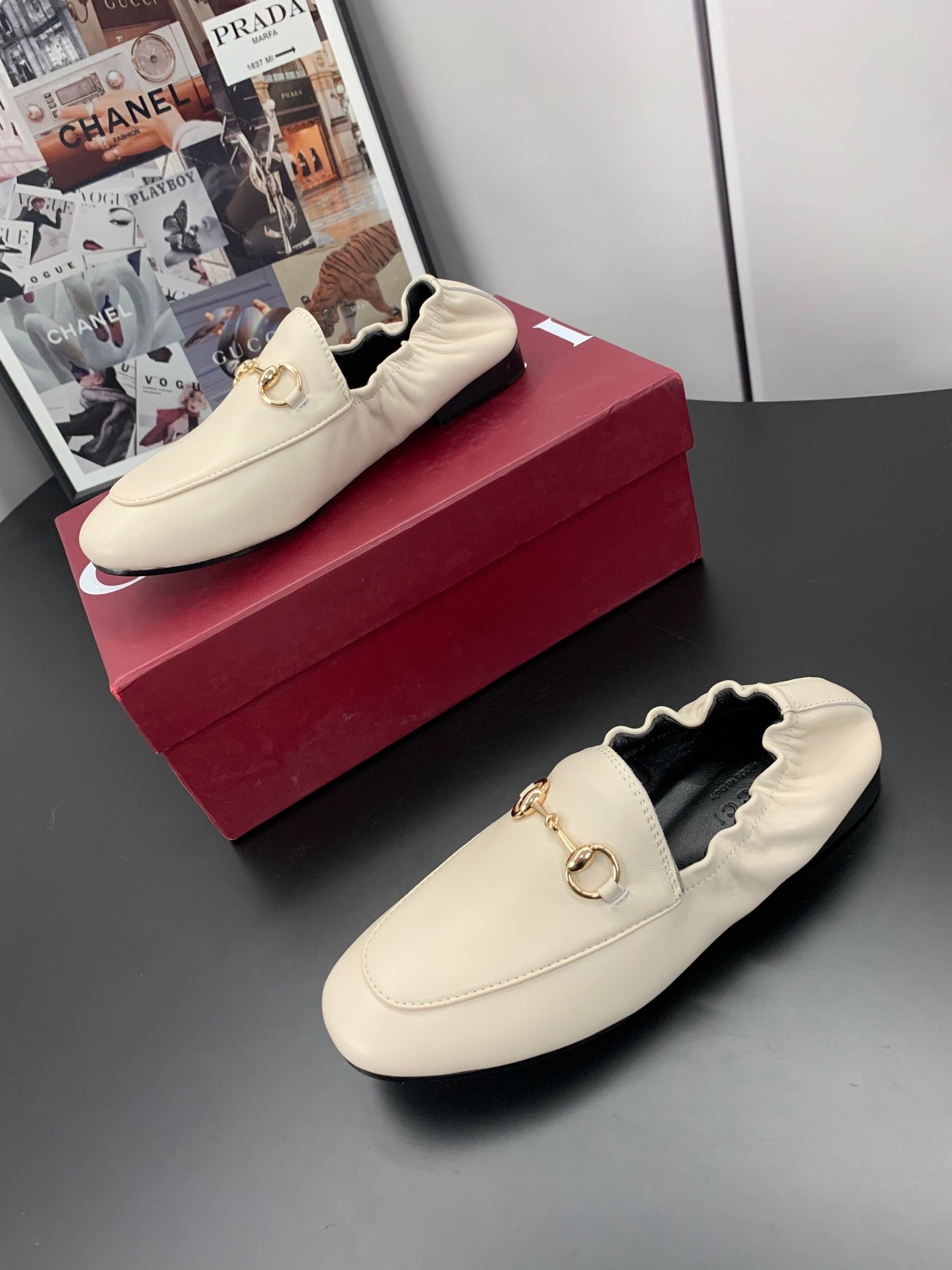 26S LOAFERS IN CREAM WHITE CALFSKIN mysite