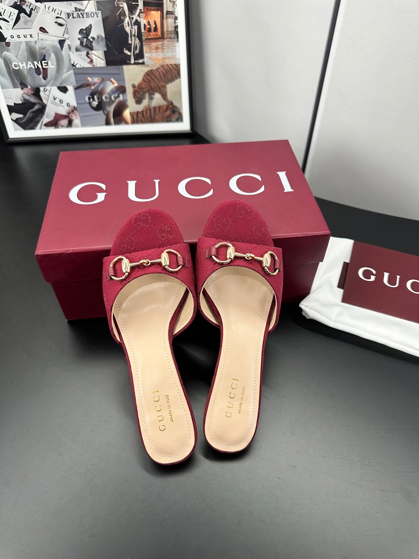 26S HIGH-HEELED SANDALS 50 MM IN RED CANVAS mysite