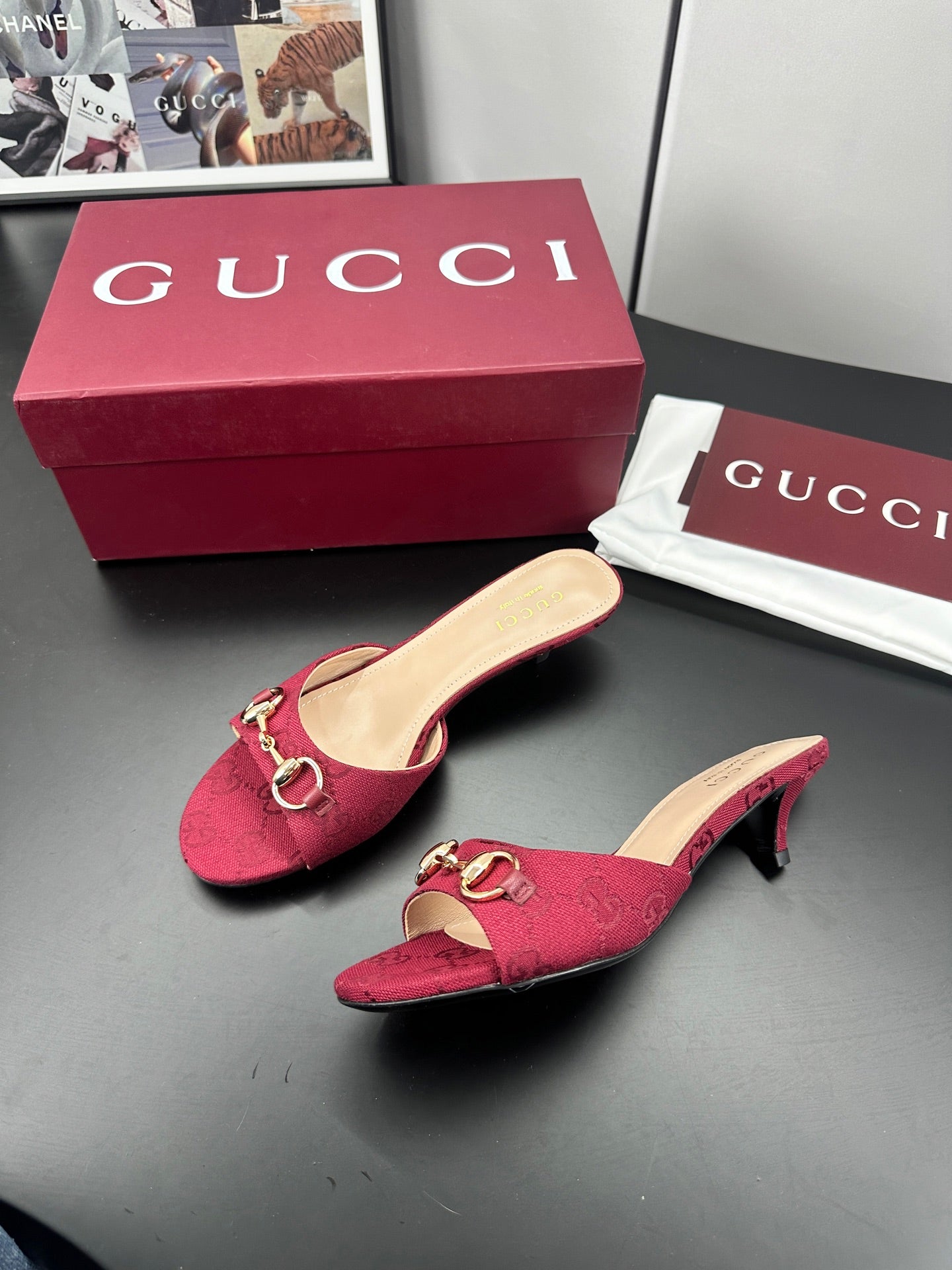 26S HIGH-HEELED SANDALS 50 MM IN RED CANVAS mysite