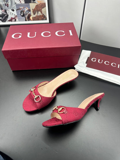 26S HIGH-HEELED SANDALS 50 MM IN RED CANVAS mysite