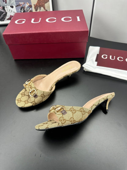 26S HIGH-HEELED SANDALS 50 MM IN DARK BEIGE CANVAS mysite