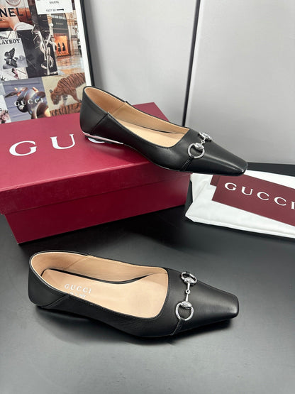26S VITTORIA BALLERINA SHOES IN BLACK CALFSKIN mysite