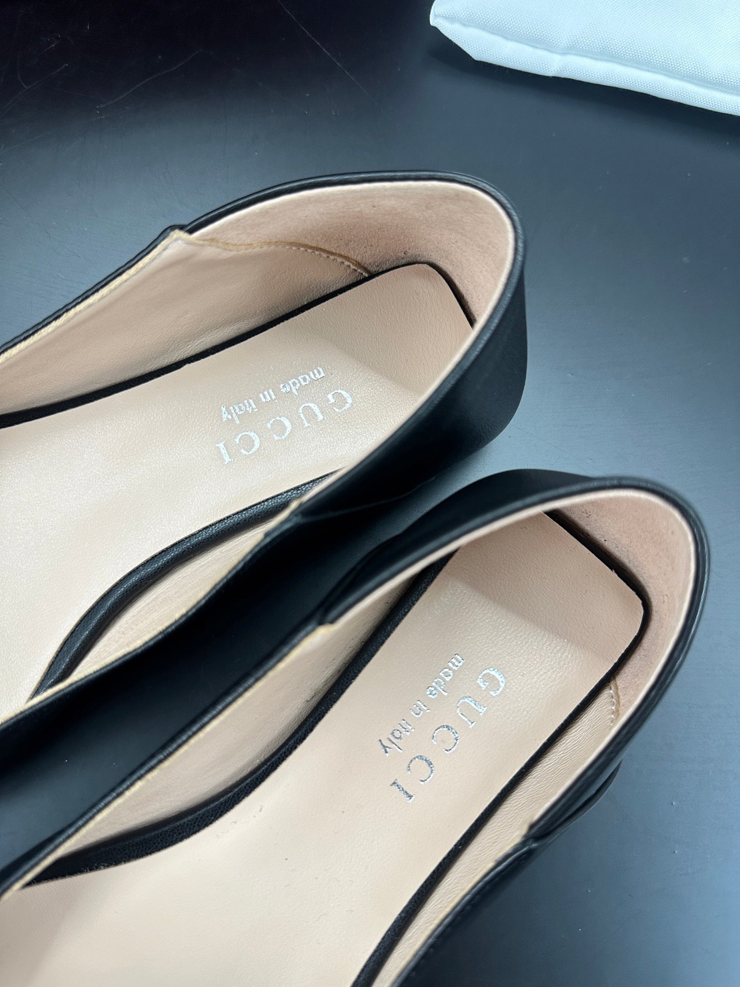 26S VITTORIA BALLERINA SHOES IN BLACK CALFSKIN mysite