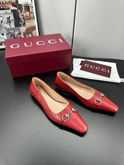 26S VITTORIA BALLERINA SHOES IN RED CALFSKIN mysite