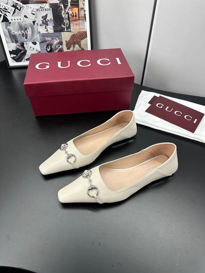26S VITTORIA BALLERINA SHOES IN CREAM WHITE CALFSKIN mysite