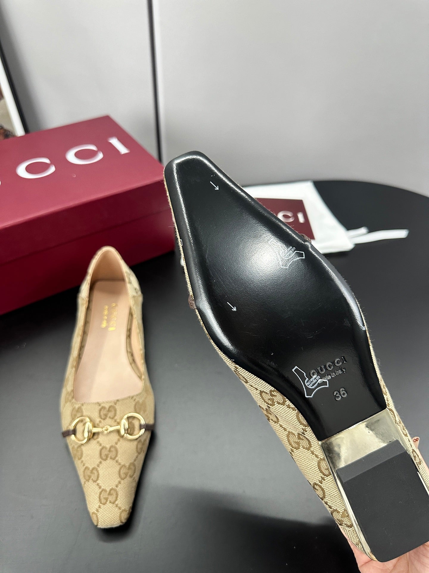 26S VITTORIA BALLERINA SHOES IN DARK BEIGE CANVAS mysite