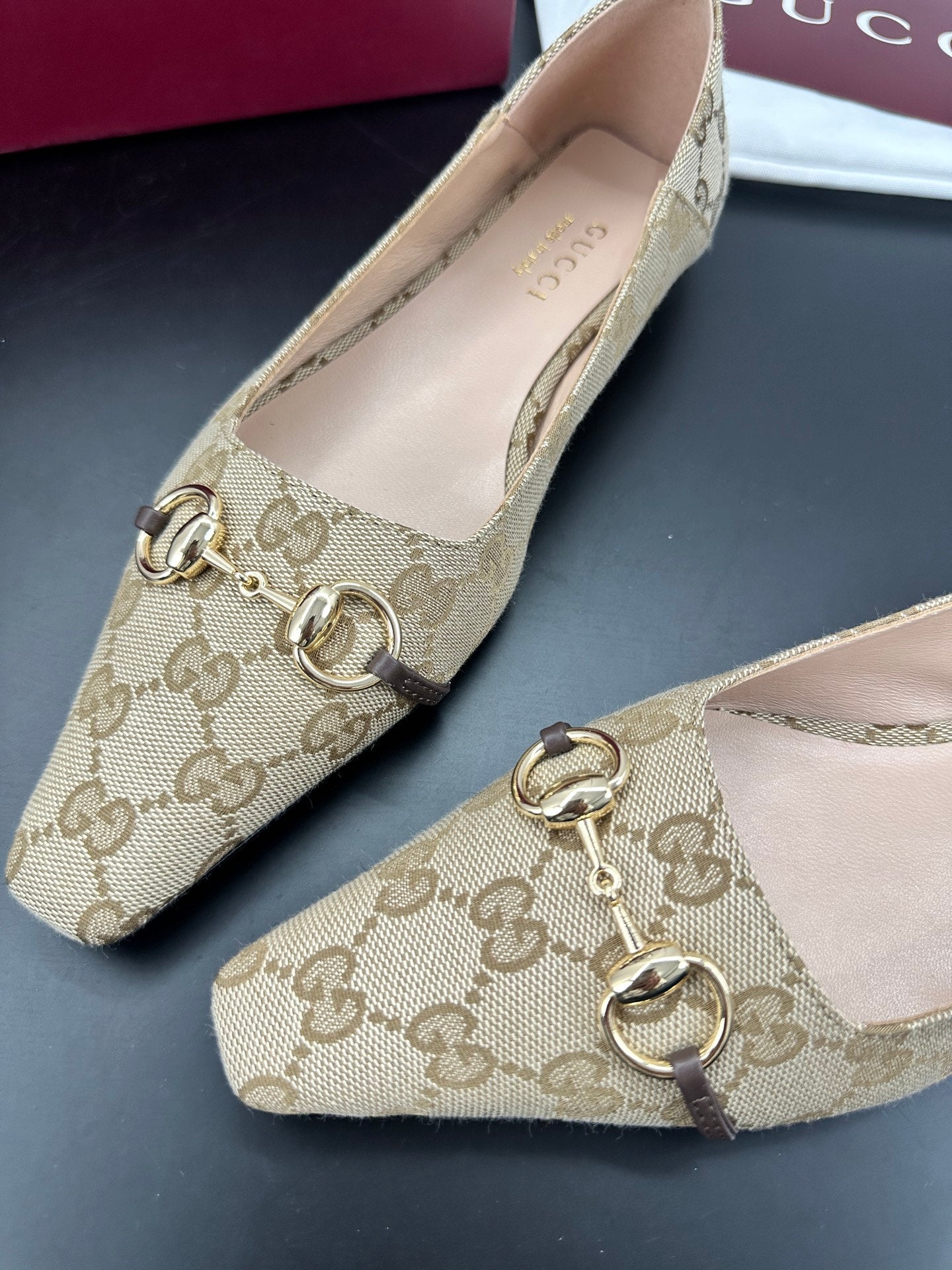 26S VITTORIA BALLERINA SHOES IN DARK BEIGE CANVAS mysite