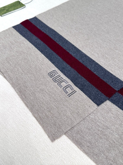 SCARF 180 CM IN HARBOR GRAY CASHMERE 398452 mysite