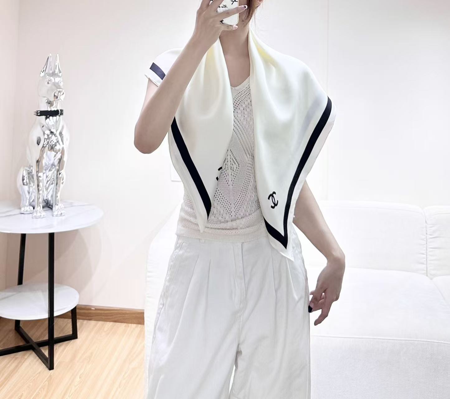 '- 26S SCARF 90 IN SILK 303209 mysite