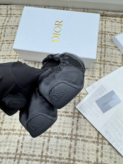 DIOR 26S LOW TOP SNEAKERS IN BLACK SATIN DIOR LOGO mysite