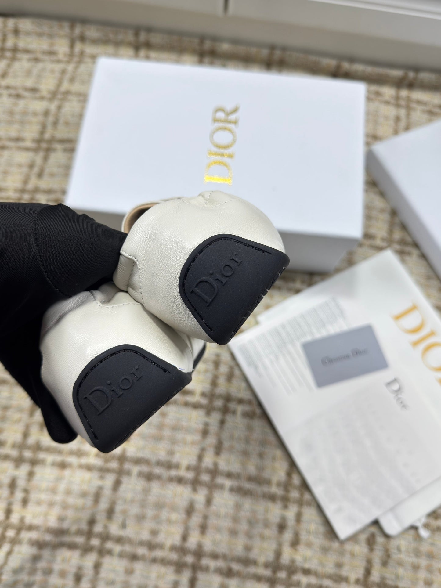 DIOR 26S LOW TOP SNEAKERS IN WHITE CALFSKIN DIOR LOGO mysite
