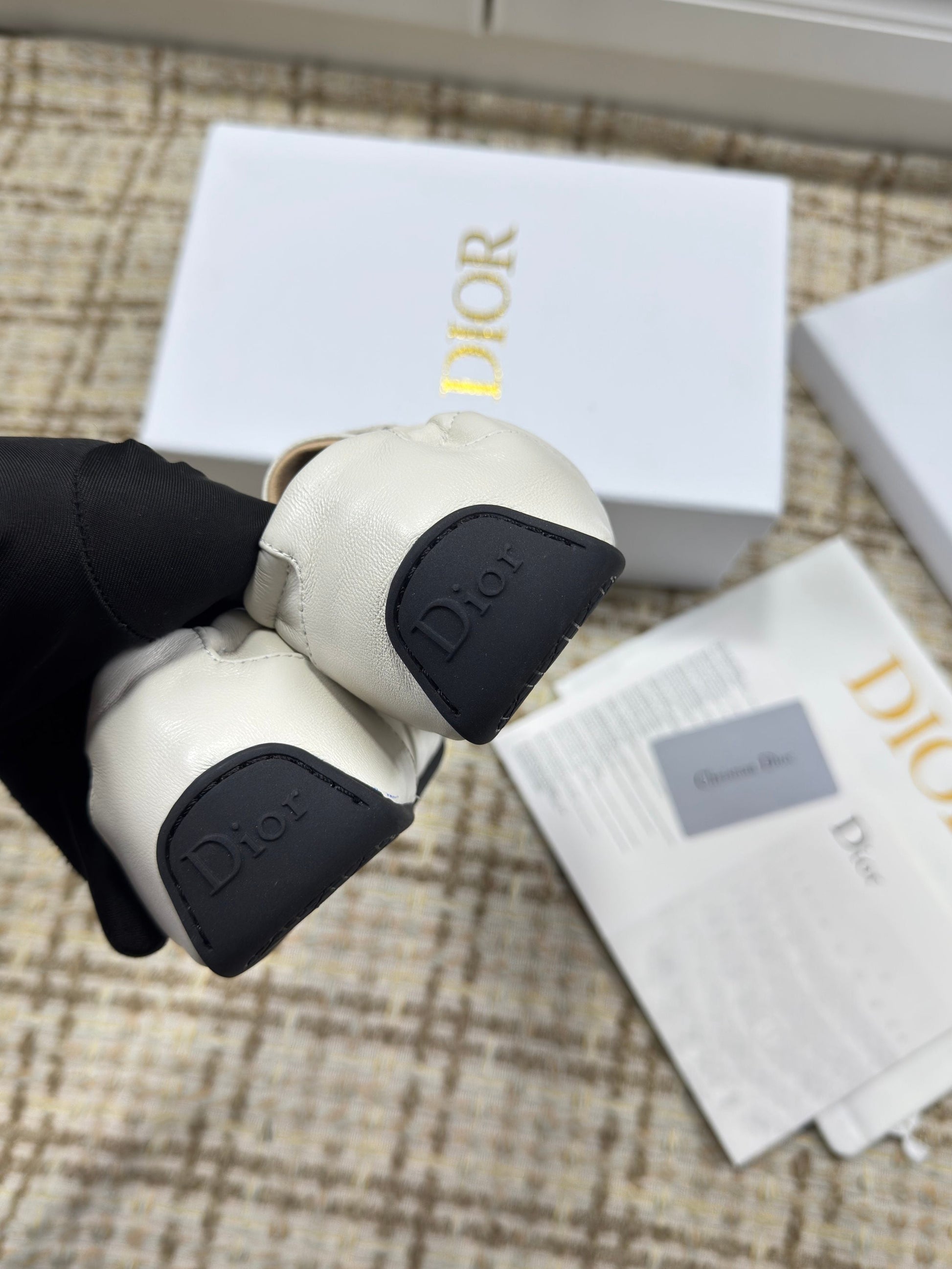 DIOR 26S LOW TOP SNEAKERS IN WHITE CALFSKIN DIOR LOGO mysite