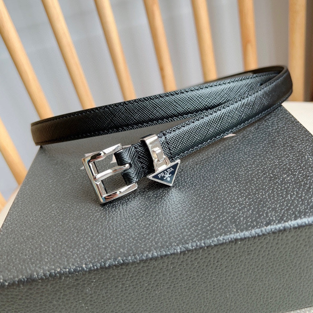 PRADA 25S BELT 15 MM IN BLACK CALFSKIN 571355 mysite