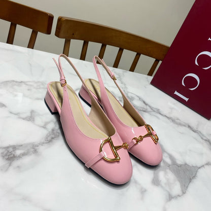 GUCCI 26S SLINGBACK FLATS IN PINK CALFSKIN mysite