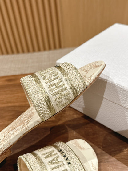 26S SLIDE SANDALS IN BEIGE TOILE DE JOUY LOGO mysite
