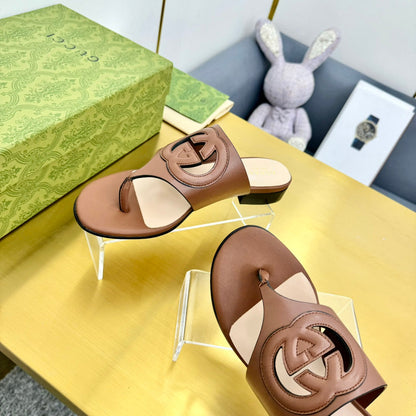 BLONDIE THONG SANDAL IN BRONZE BROWN LAMBSKIN mysite