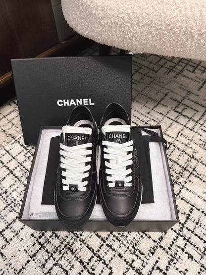 TRAINERS SNEAKER IN BLACK CALFSKIN AND SUEDE mysite