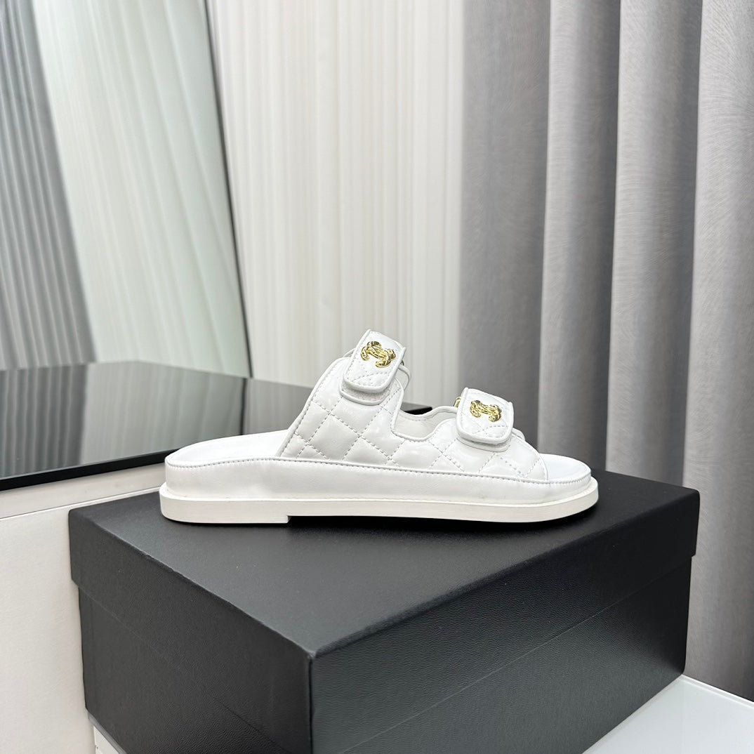 dad sandals white patent lambskin mules mysite