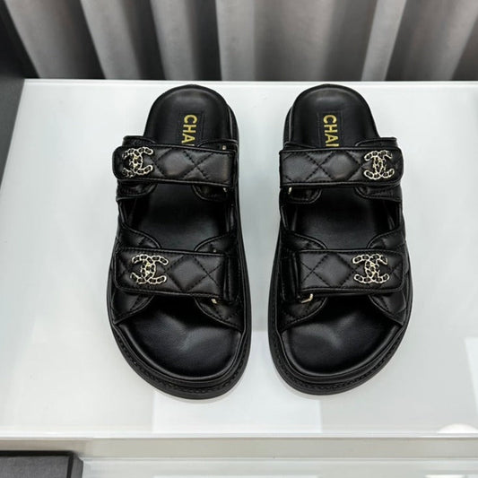 dad sandals black lambskin mules mysite